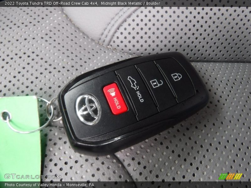 Keys of 2022 Tundra TRD Off-Road Crew Cab 4x4