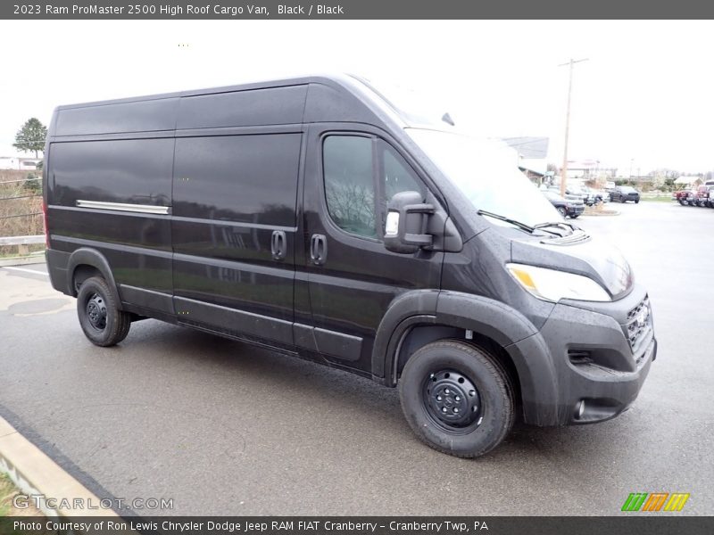 Black / Black 2023 Ram ProMaster 2500 High Roof Cargo Van