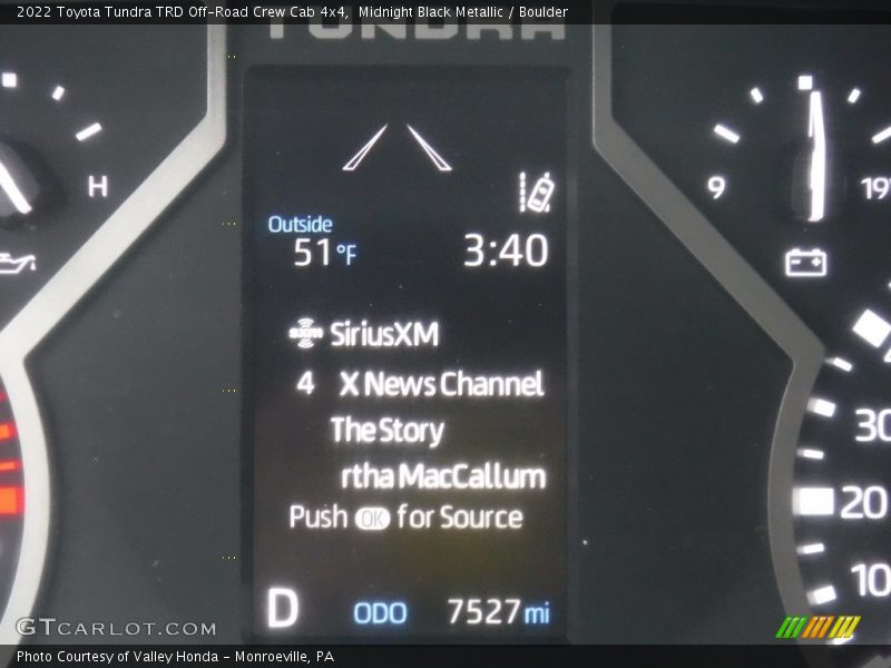 Midnight Black Metallic / Boulder 2022 Toyota Tundra TRD Off-Road Crew Cab 4x4