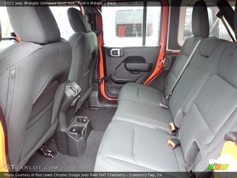 Rear Seat of 2023 Wrangler Unlimited Sport 4x4