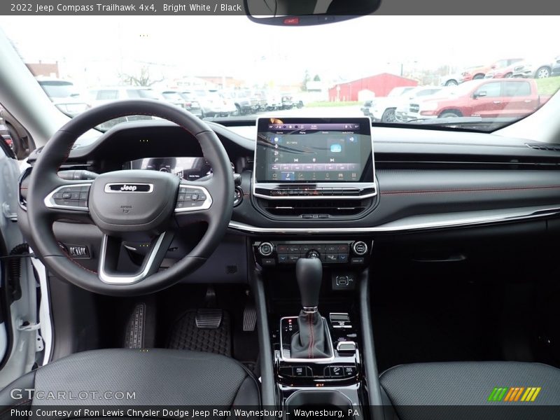 Bright White / Black 2022 Jeep Compass Trailhawk 4x4