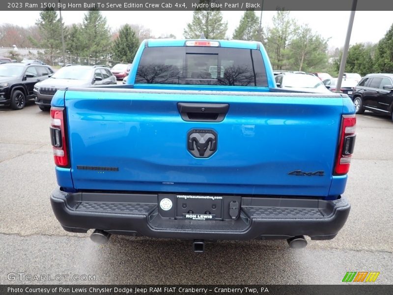 Hydro Blue Pearl / Black 2023 Ram 1500 Big Horn Built To Serve Edition Crew Cab 4x4