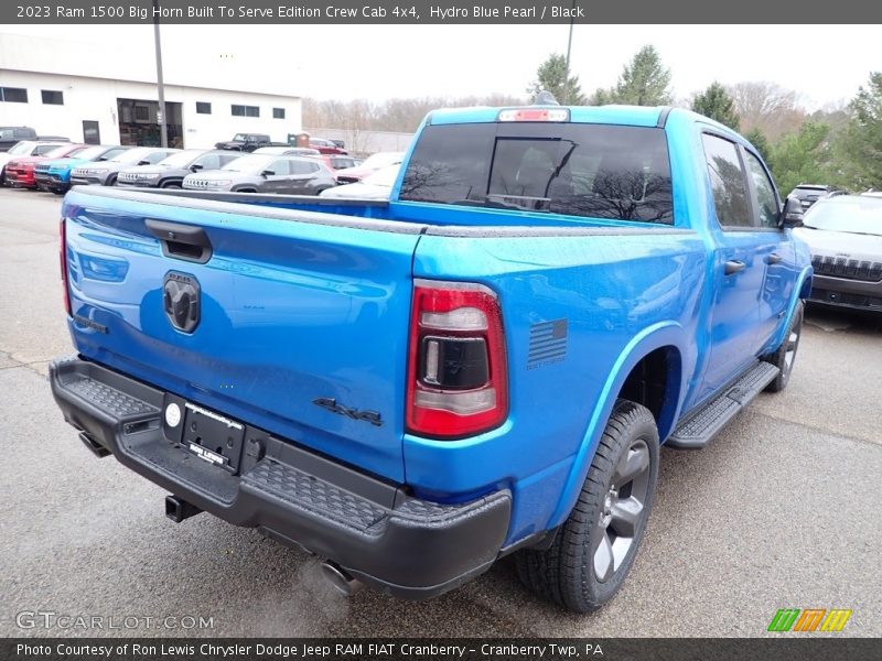 Hydro Blue Pearl / Black 2023 Ram 1500 Big Horn Built To Serve Edition Crew Cab 4x4