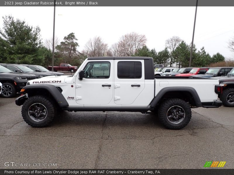 Bright White / Black 2023 Jeep Gladiator Rubicon 4x4
