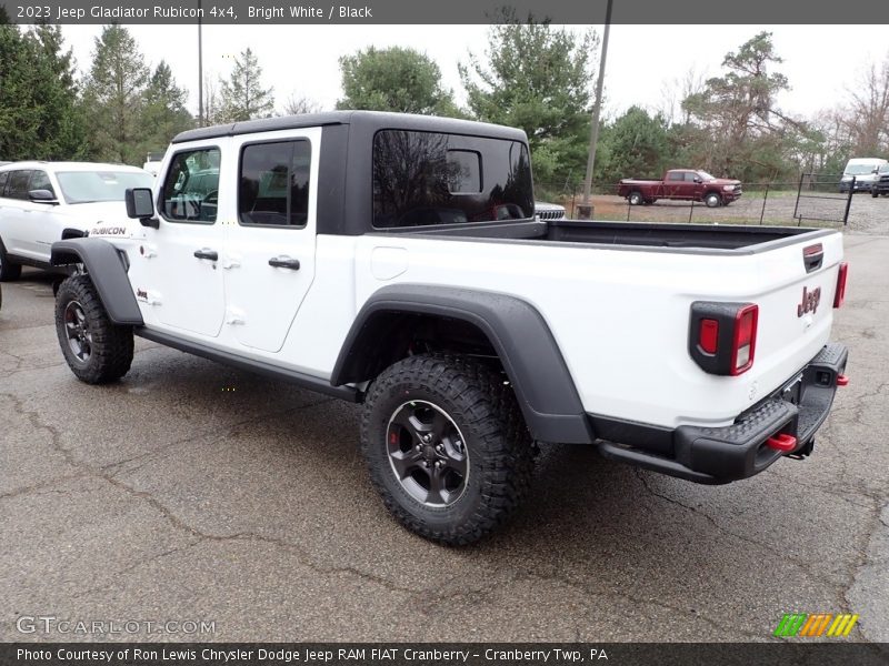 Bright White / Black 2023 Jeep Gladiator Rubicon 4x4