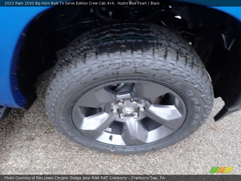 Hydro Blue Pearl / Black 2023 Ram 1500 Big Horn Built To Serve Edition Crew Cab 4x4