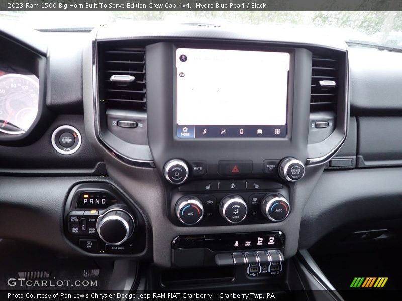 Hydro Blue Pearl / Black 2023 Ram 1500 Big Horn Built To Serve Edition Crew Cab 4x4