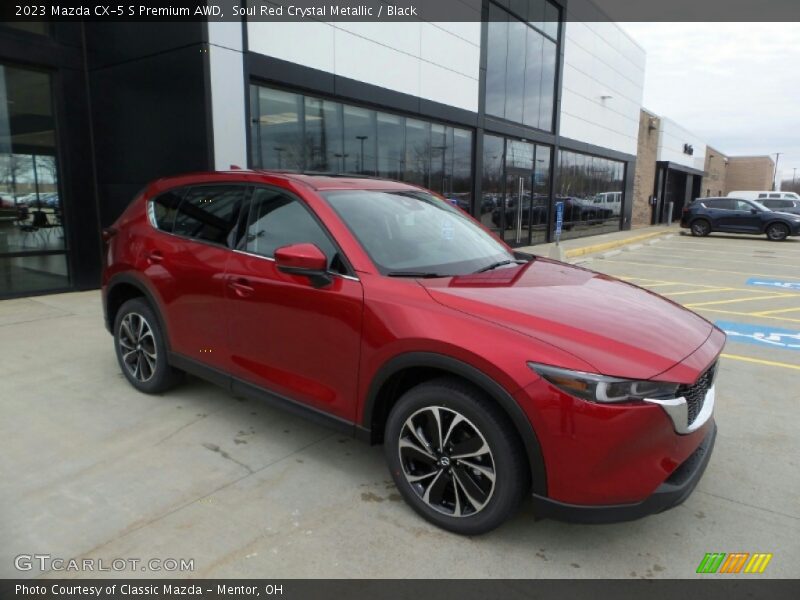 Soul Red Crystal Metallic / Black 2023 Mazda CX-5 S Premium AWD