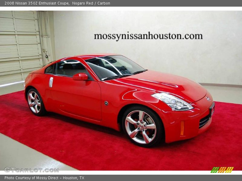 Nogaro Red / Carbon 2008 Nissan 350Z Enthusiast Coupe