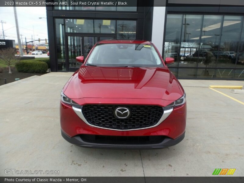 Soul Red Crystal Metallic / Black 2023 Mazda CX-5 S Premium AWD