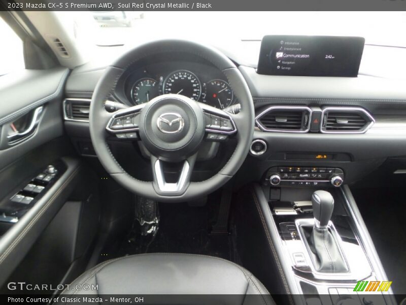 Soul Red Crystal Metallic / Black 2023 Mazda CX-5 S Premium AWD