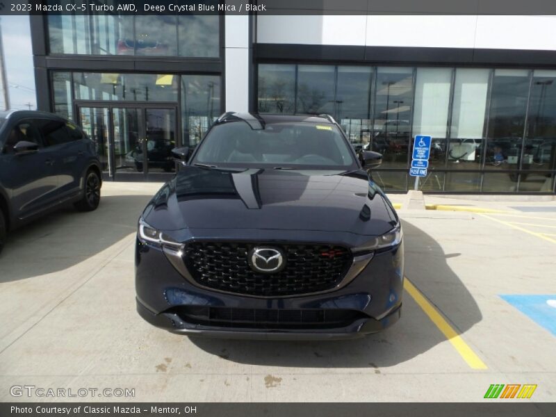 Deep Crystal Blue Mica / Black 2023 Mazda CX-5 Turbo AWD