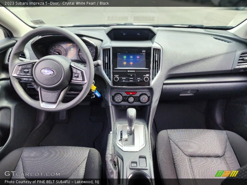 Crystal White Pearl / Black 2023 Subaru Impreza 5-Door