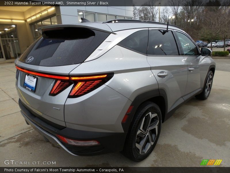 Shimmering Silver / Black 2022 Hyundai Tucson Limited AWD
