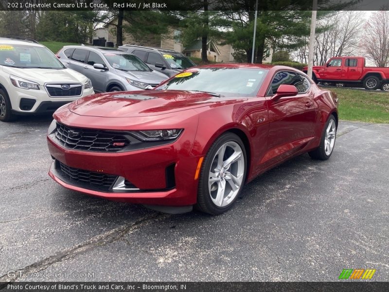 Red Hot / Jet Black 2021 Chevrolet Camaro LT1 Coupe