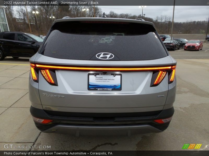 Shimmering Silver / Black 2022 Hyundai Tucson Limited AWD