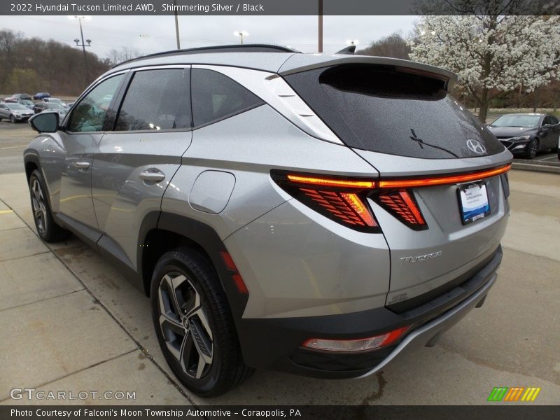 Shimmering Silver / Black 2022 Hyundai Tucson Limited AWD