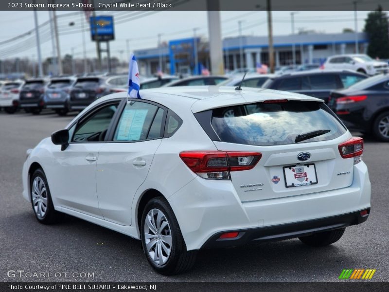 Crystal White Pearl / Black 2023 Subaru Impreza 5-Door