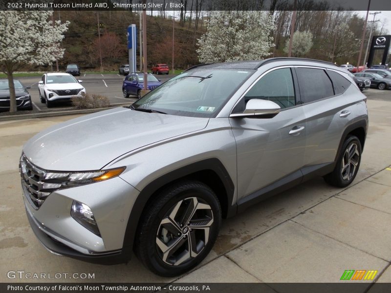 Shimmering Silver / Black 2022 Hyundai Tucson Limited AWD