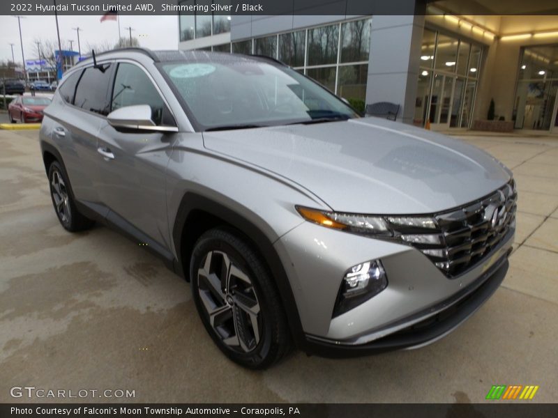 Shimmering Silver / Black 2022 Hyundai Tucson Limited AWD