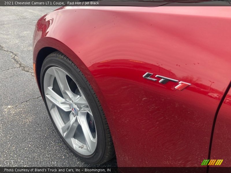 Red Hot / Jet Black 2021 Chevrolet Camaro LT1 Coupe
