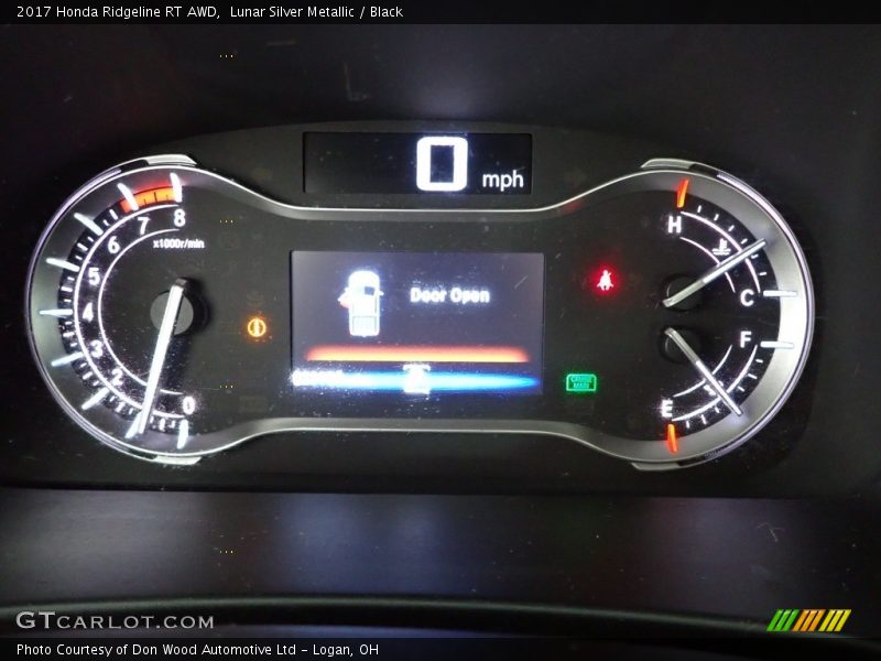 Lunar Silver Metallic / Black 2017 Honda Ridgeline RT AWD