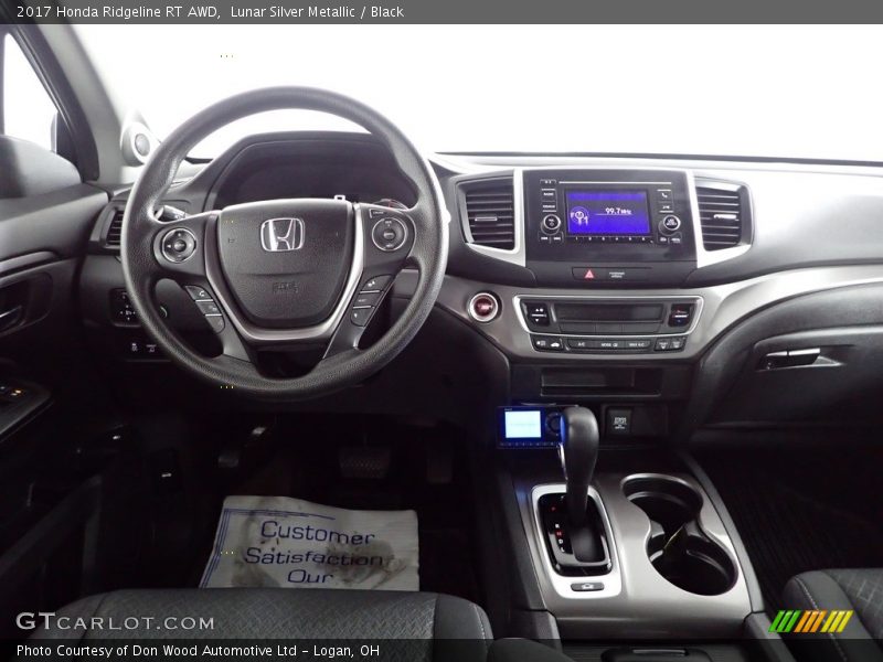 Lunar Silver Metallic / Black 2017 Honda Ridgeline RT AWD