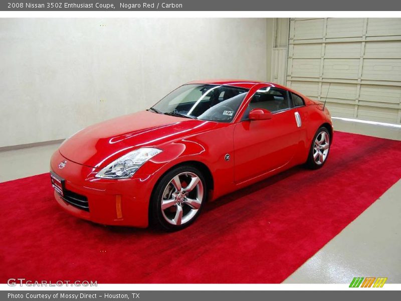 Nogaro Red / Carbon 2008 Nissan 350Z Enthusiast Coupe