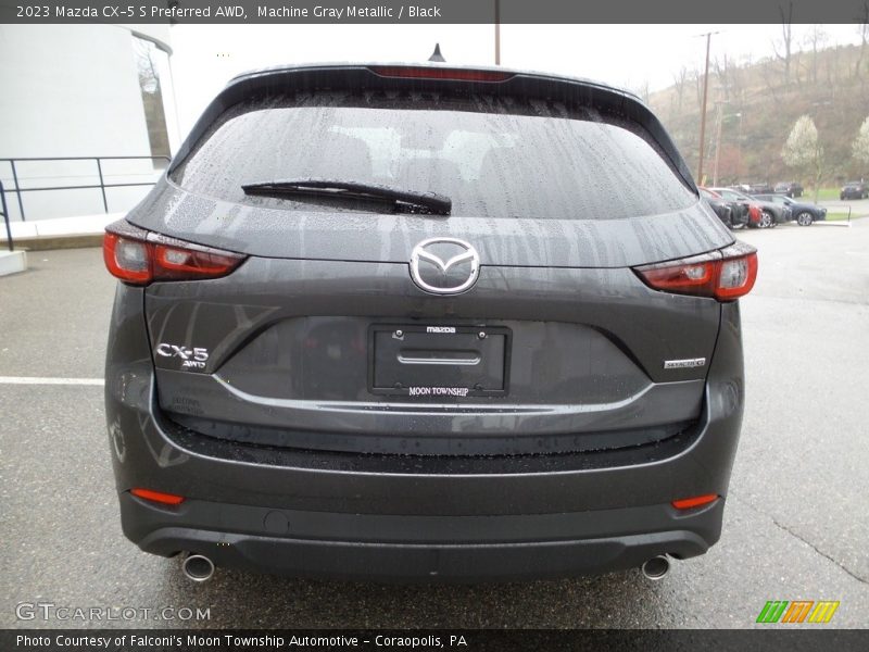 Machine Gray Metallic / Black 2023 Mazda CX-5 S Preferred AWD