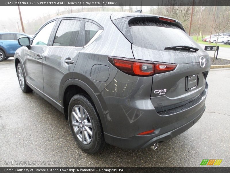 Machine Gray Metallic / Black 2023 Mazda CX-5 S Preferred AWD
