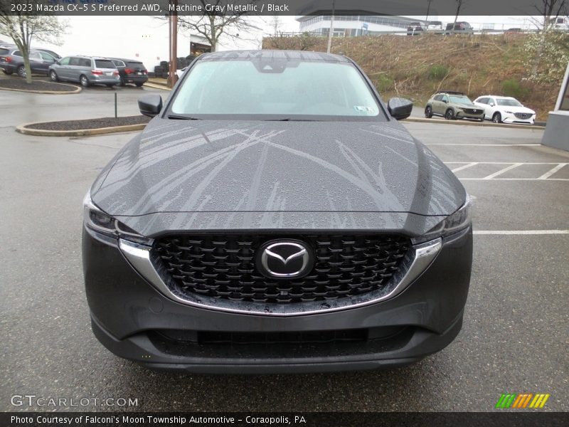 Machine Gray Metallic / Black 2023 Mazda CX-5 S Preferred AWD