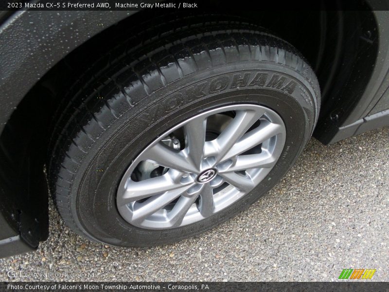 Machine Gray Metallic / Black 2023 Mazda CX-5 S Preferred AWD