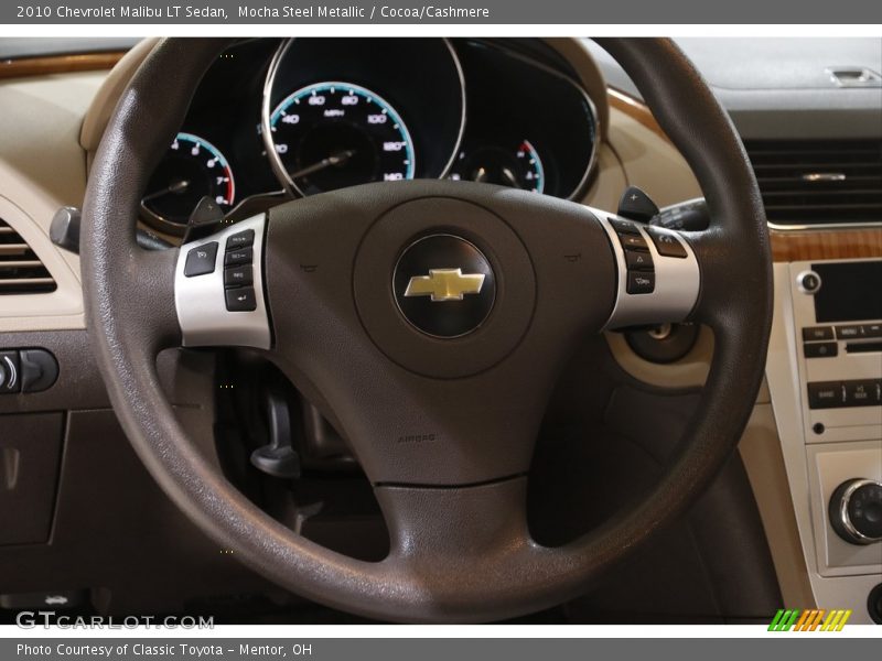 Mocha Steel Metallic / Cocoa/Cashmere 2010 Chevrolet Malibu LT Sedan