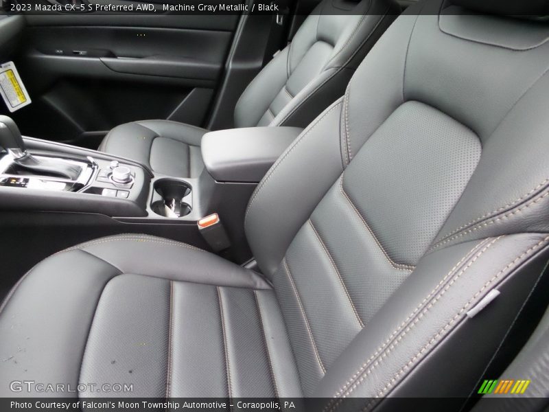 Machine Gray Metallic / Black 2023 Mazda CX-5 S Preferred AWD