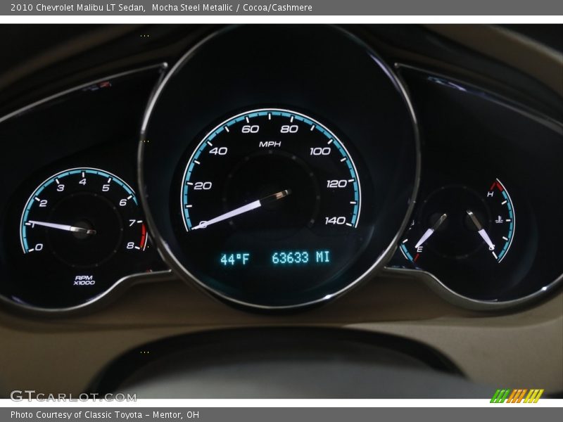 Mocha Steel Metallic / Cocoa/Cashmere 2010 Chevrolet Malibu LT Sedan