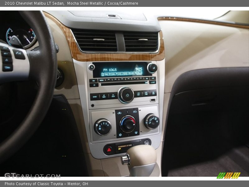 Mocha Steel Metallic / Cocoa/Cashmere 2010 Chevrolet Malibu LT Sedan
