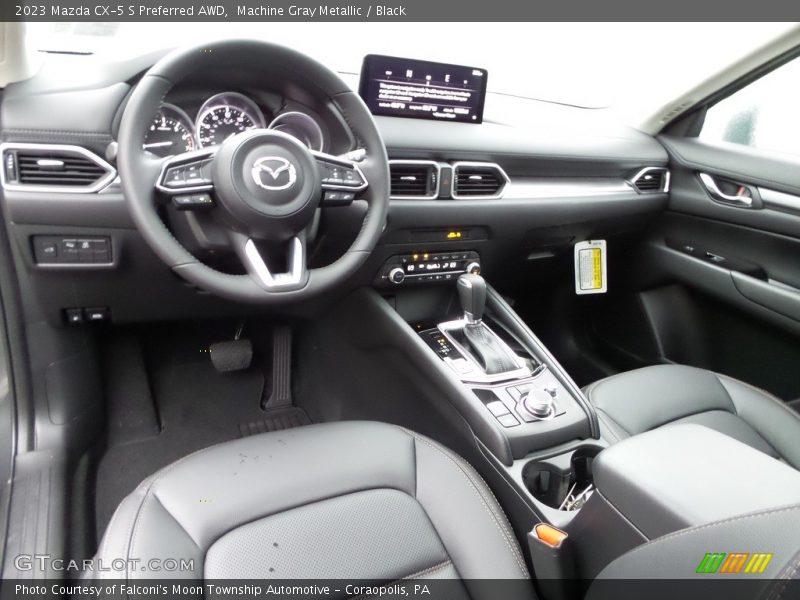 Machine Gray Metallic / Black 2023 Mazda CX-5 S Preferred AWD