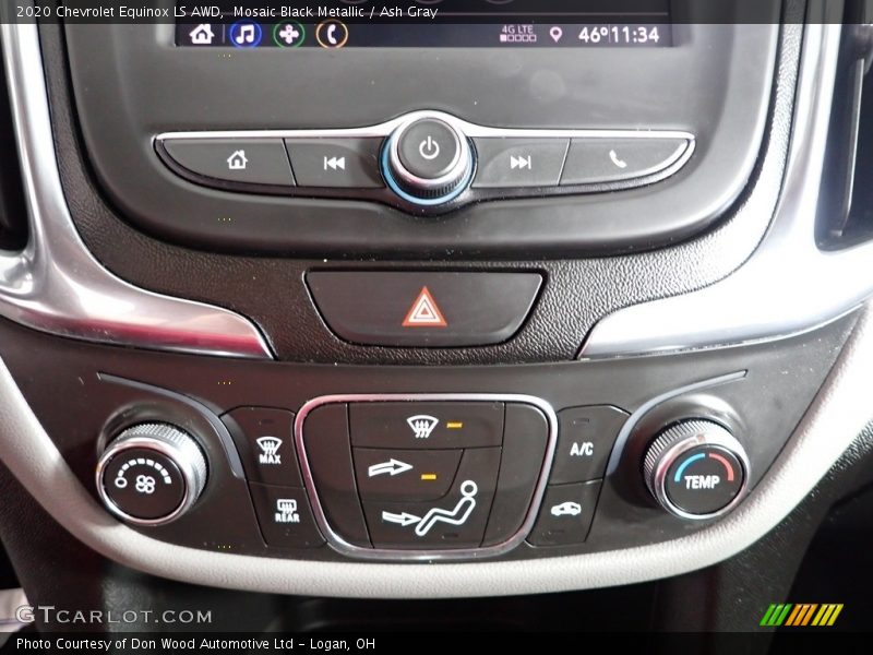 Mosaic Black Metallic / Ash Gray 2020 Chevrolet Equinox LS AWD