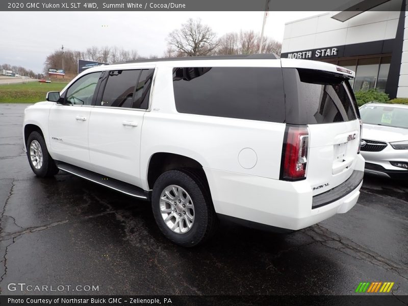 Summit White / Cocoa/Dune 2020 GMC Yukon XL SLT 4WD