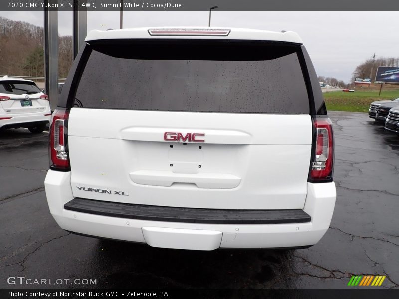 Summit White / Cocoa/Dune 2020 GMC Yukon XL SLT 4WD