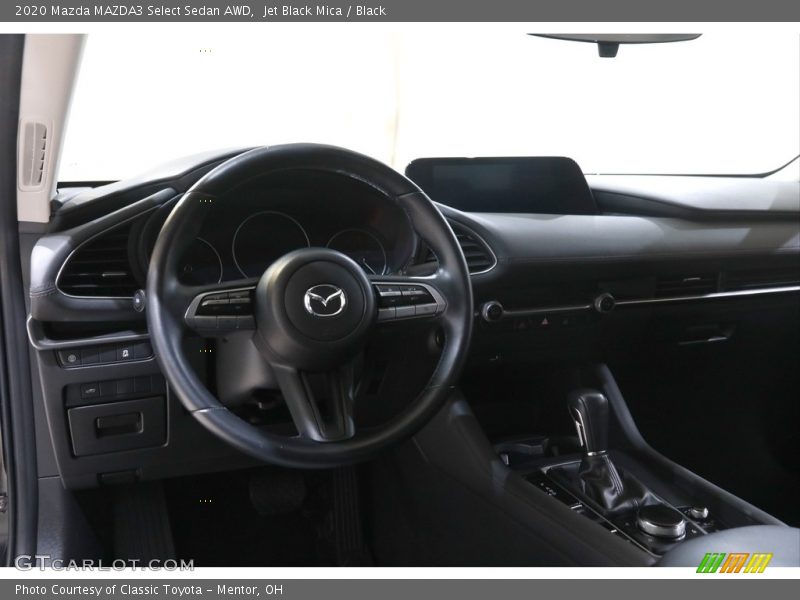 Jet Black Mica / Black 2020 Mazda MAZDA3 Select Sedan AWD