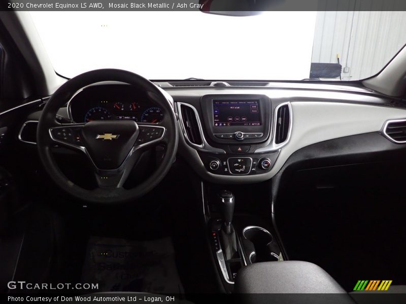 Mosaic Black Metallic / Ash Gray 2020 Chevrolet Equinox LS AWD