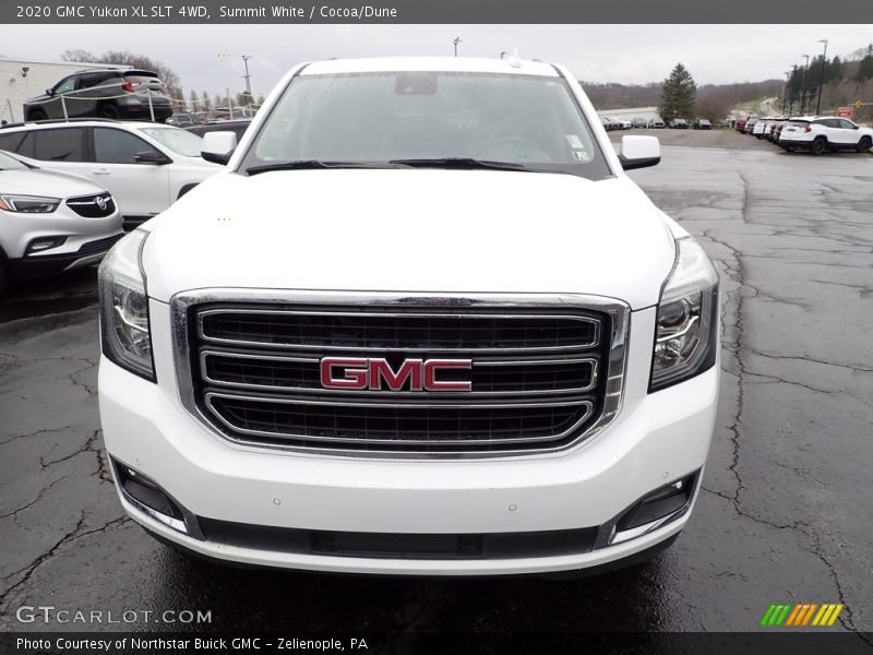 Summit White / Cocoa/Dune 2020 GMC Yukon XL SLT 4WD