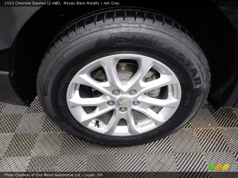Mosaic Black Metallic / Ash Gray 2020 Chevrolet Equinox LS AWD