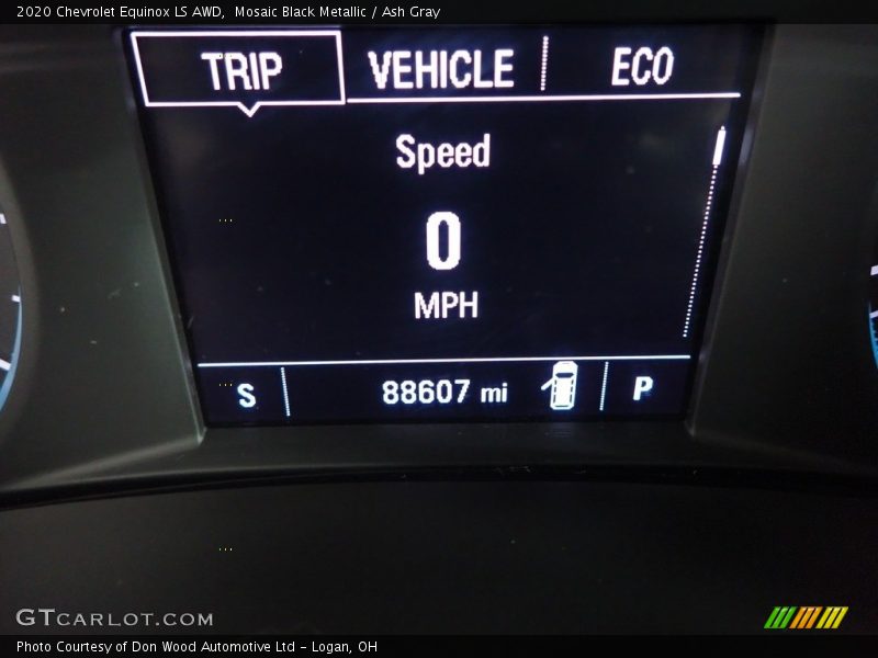 Mosaic Black Metallic / Ash Gray 2020 Chevrolet Equinox LS AWD