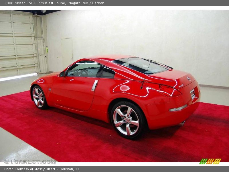 Nogaro Red / Carbon 2008 Nissan 350Z Enthusiast Coupe