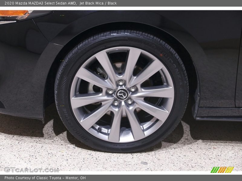 Jet Black Mica / Black 2020 Mazda MAZDA3 Select Sedan AWD