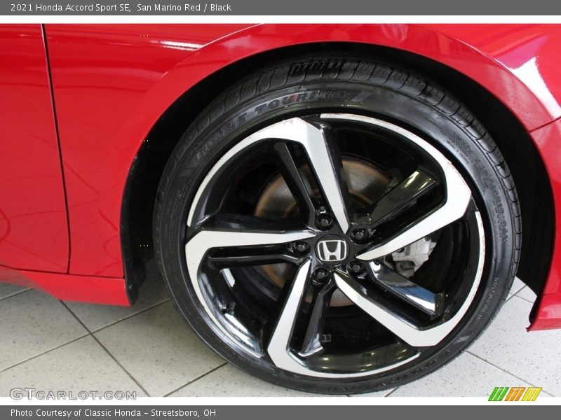 San Marino Red / Black 2021 Honda Accord Sport SE