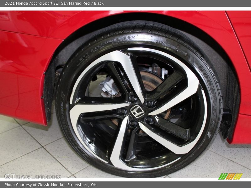 San Marino Red / Black 2021 Honda Accord Sport SE