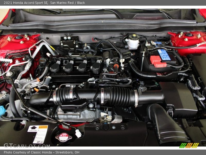 San Marino Red / Black 2021 Honda Accord Sport SE